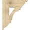 Ekena Millwork Merced Traditional Rough Sawn Bracket w/ Offset Brace, Douglas Fir, 8"W x 22"D x 26"H BKT0806X22X26MRC01RDF - alternate 3